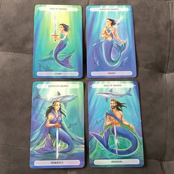 Oceanic Tarot NEW Jayne Wallace Mermaids - Picture 7 of 8